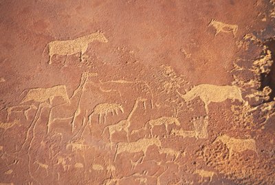Twyfelfontein Rock Paintings, Namibia by Unknown